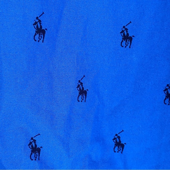 Polo Ralph Lauren Sleepwear Pajama Pants Mens Small S Navy All Over Pony Pockets - Picture 2 of 7